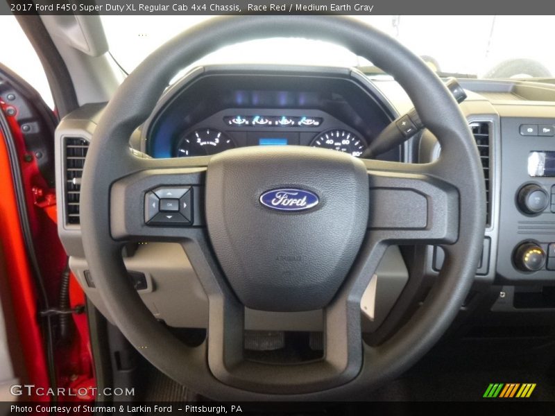  2017 F450 Super Duty XL Regular Cab 4x4 Chassis Steering Wheel
