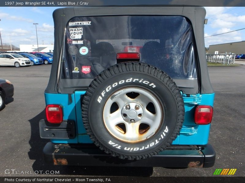 Lapis Blue / Gray 1997 Jeep Wrangler SE 4x4