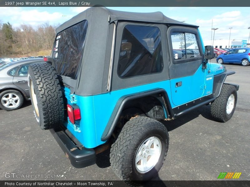 Lapis Blue / Gray 1997 Jeep Wrangler SE 4x4