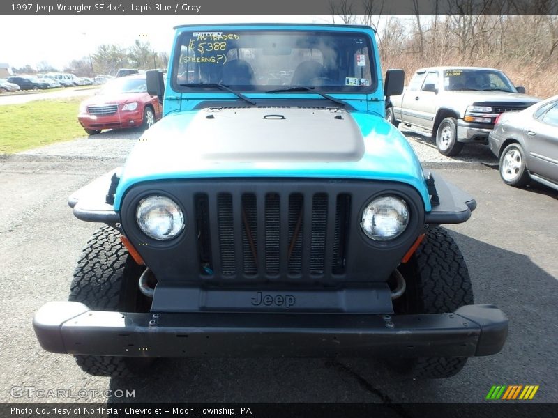 Lapis Blue / Gray 1997 Jeep Wrangler SE 4x4