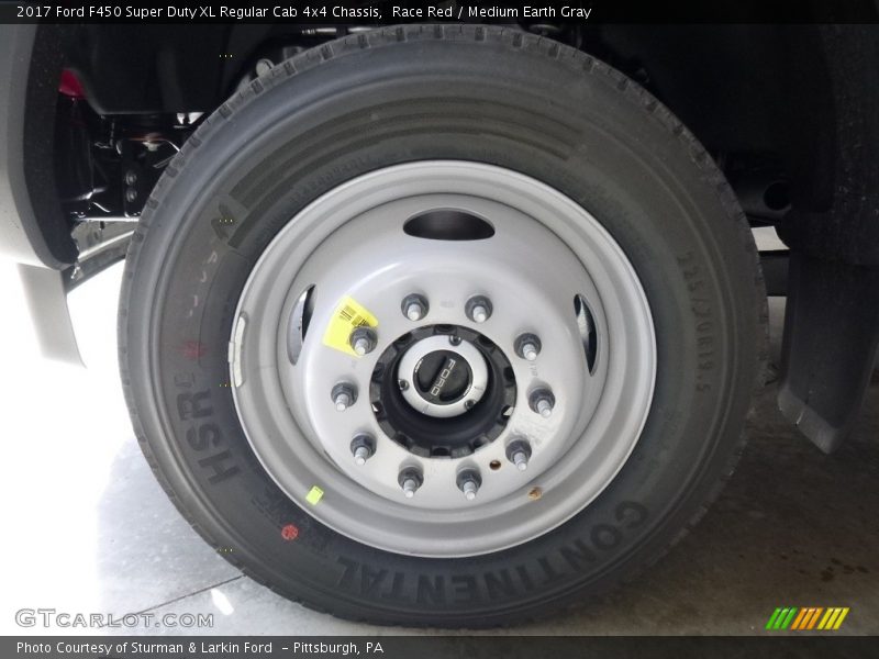 Race Red / Medium Earth Gray 2017 Ford F450 Super Duty XL Regular Cab 4x4 Chassis