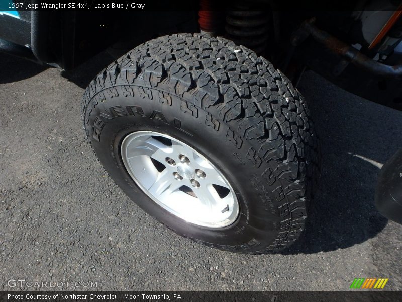 Lapis Blue / Gray 1997 Jeep Wrangler SE 4x4