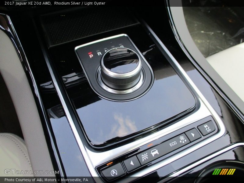 Rhodium Silver / Light Oyster 2017 Jaguar XE 20d AWD
