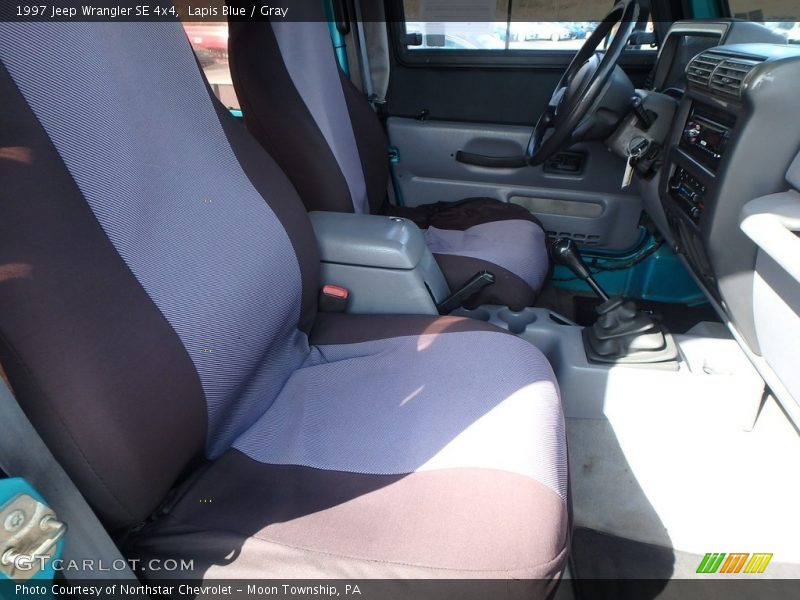 Lapis Blue / Gray 1997 Jeep Wrangler SE 4x4