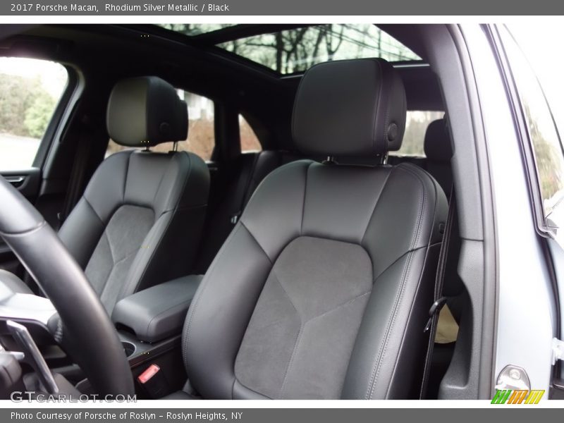 Front Seat of 2017 Macan 