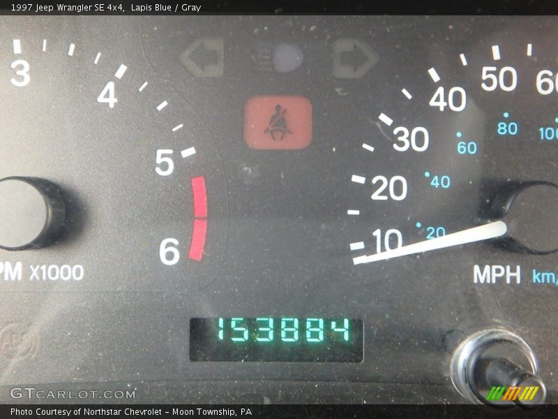 Lapis Blue / Gray 1997 Jeep Wrangler SE 4x4