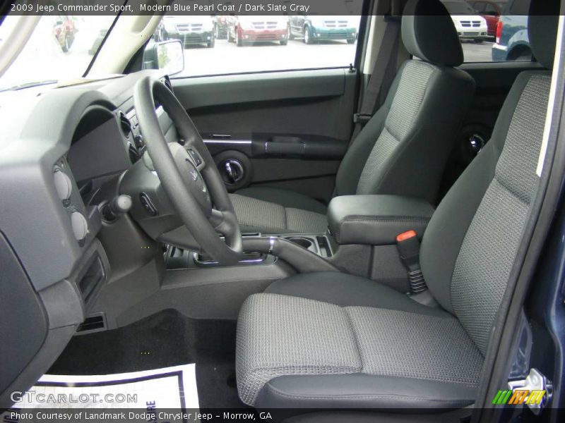 Modern Blue Pearl Coat / Dark Slate Gray 2009 Jeep Commander Sport