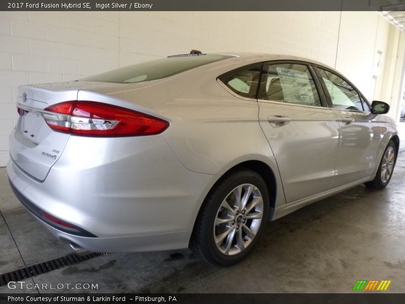Ingot Silver / Ebony 2017 Ford Fusion Hybrid SE