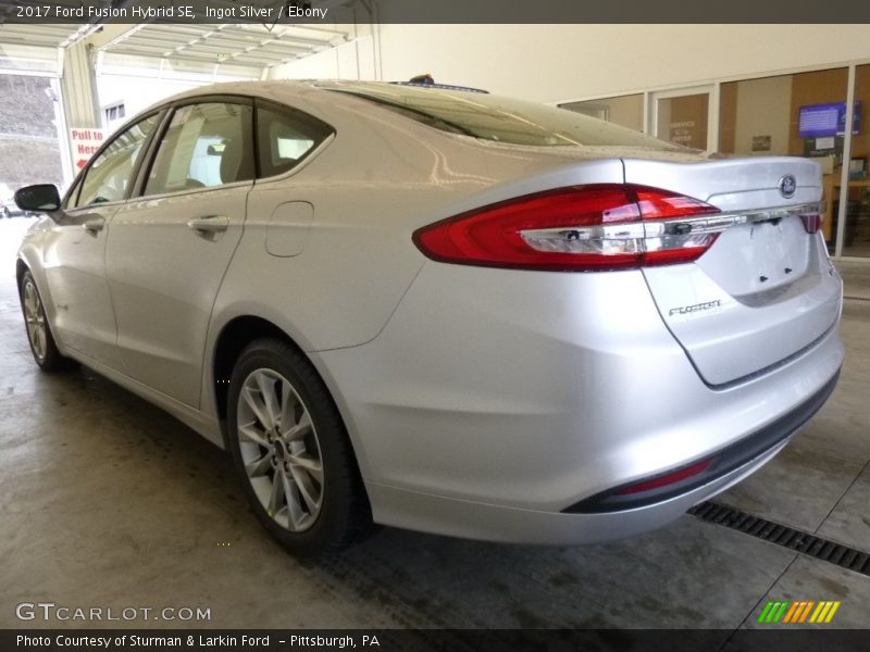 Ingot Silver / Ebony 2017 Ford Fusion Hybrid SE