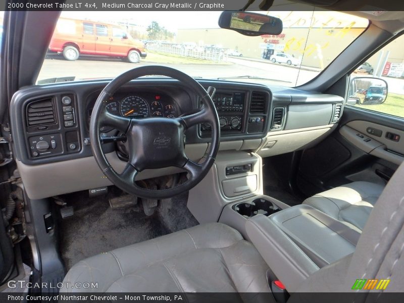Medium Charcoal Gray Metallic / Graphite 2000 Chevrolet Tahoe LT 4x4