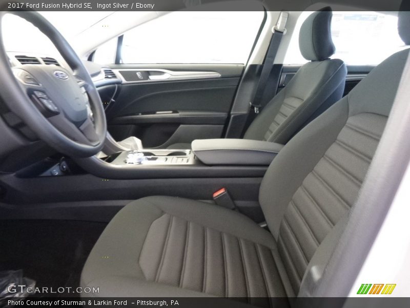 Ingot Silver / Ebony 2017 Ford Fusion Hybrid SE