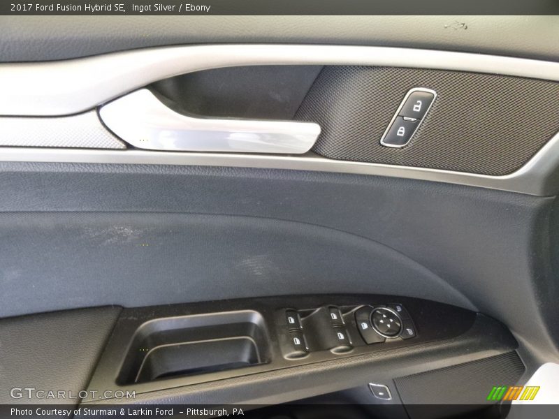 Ingot Silver / Ebony 2017 Ford Fusion Hybrid SE