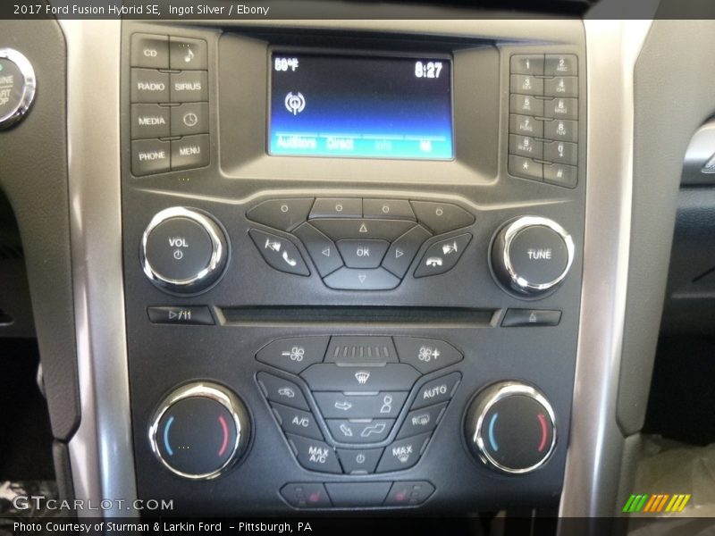 Ingot Silver / Ebony 2017 Ford Fusion Hybrid SE