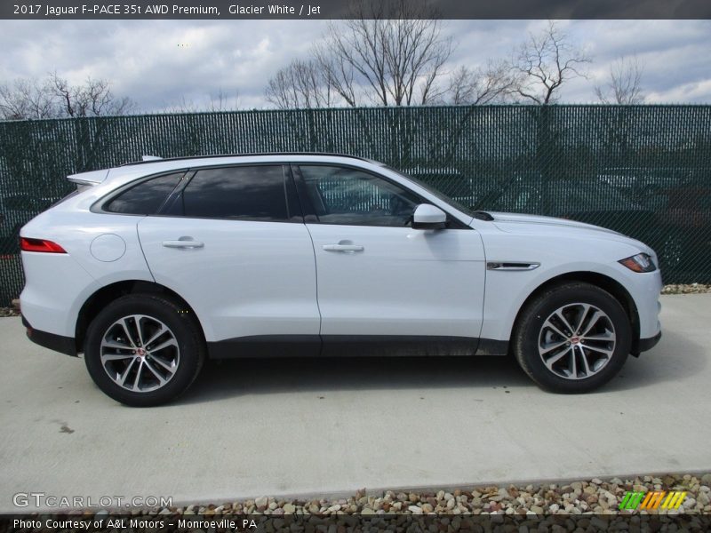 Glacier White / Jet 2017 Jaguar F-PACE 35t AWD Premium