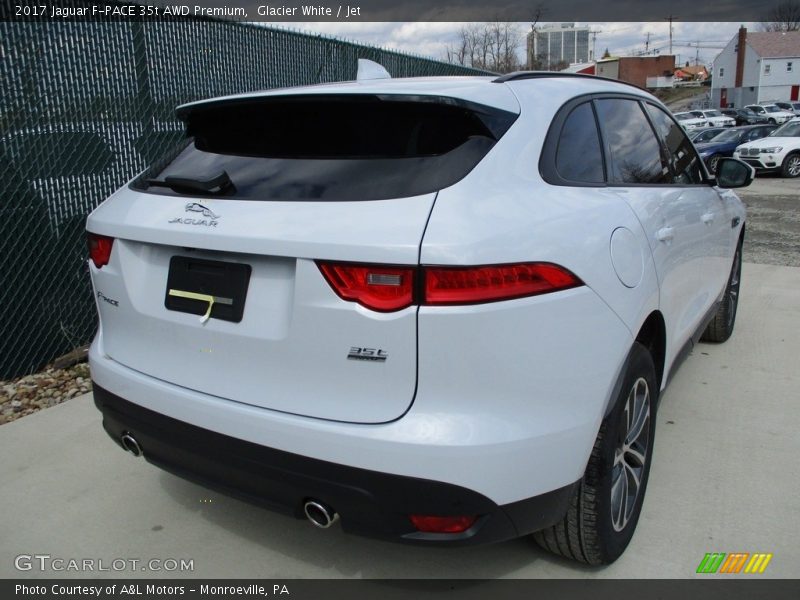 Glacier White / Jet 2017 Jaguar F-PACE 35t AWD Premium