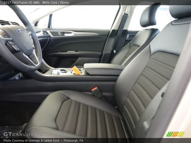 White Gold / Ebony 2017 Ford Fusion SE AWD