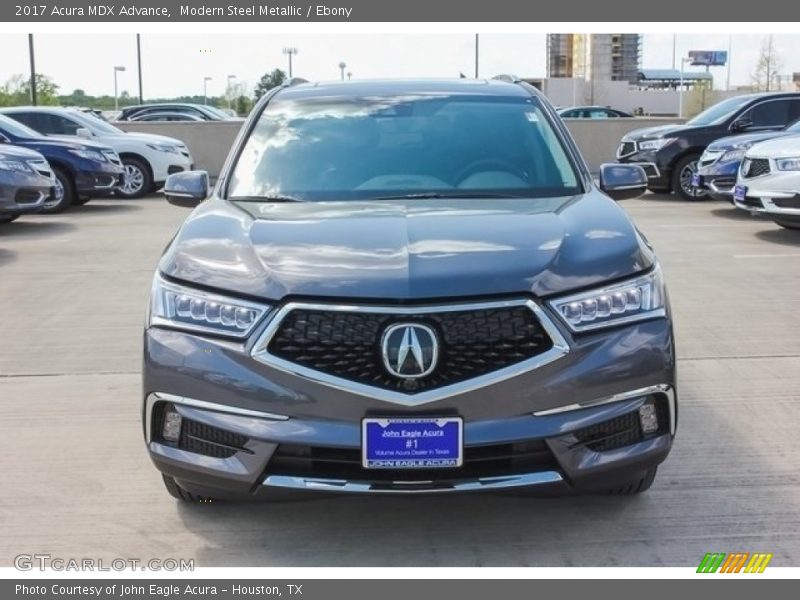Modern Steel Metallic / Ebony 2017 Acura MDX Advance