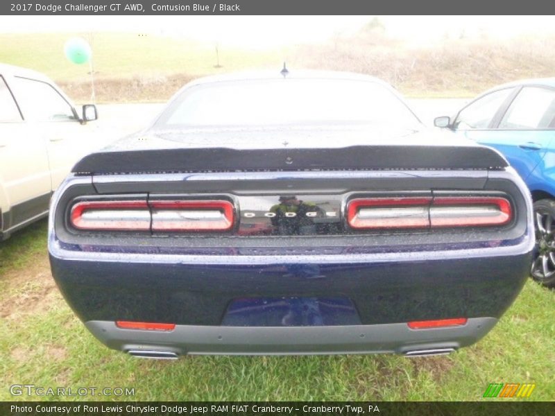 Contusion Blue / Black 2017 Dodge Challenger GT AWD