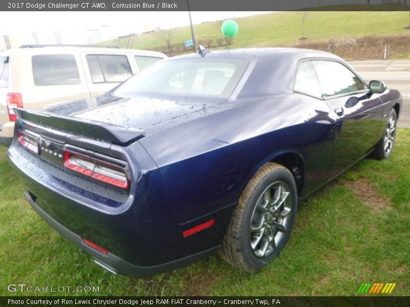 Contusion Blue / Black 2017 Dodge Challenger GT AWD