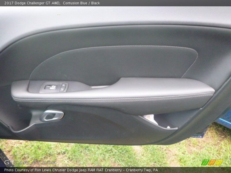 Contusion Blue / Black 2017 Dodge Challenger GT AWD