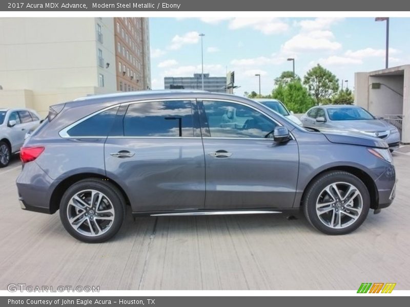Modern Steel Metallic / Ebony 2017 Acura MDX Advance