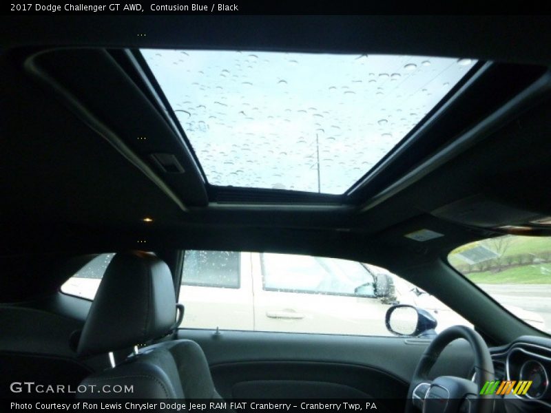 Contusion Blue / Black 2017 Dodge Challenger GT AWD