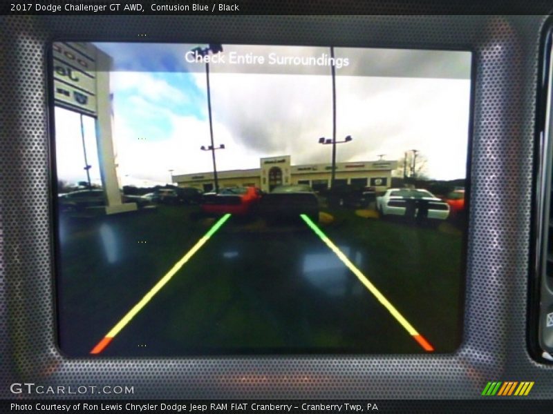 Contusion Blue / Black 2017 Dodge Challenger GT AWD