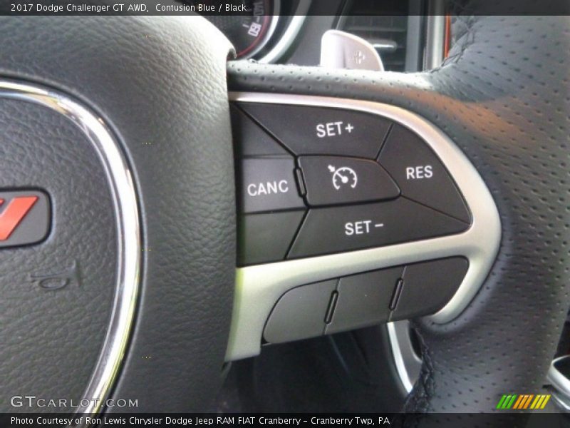 Contusion Blue / Black 2017 Dodge Challenger GT AWD