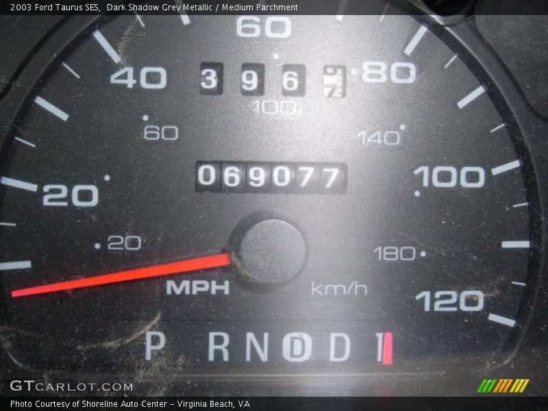 Dark Shadow Grey Metallic / Medium Parchment 2003 Ford Taurus SES