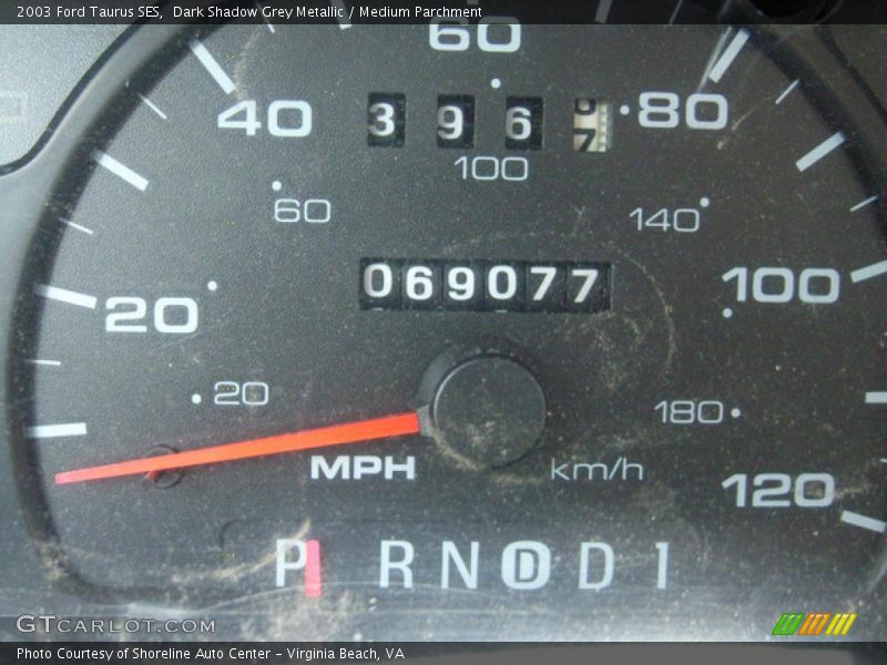 Dark Shadow Grey Metallic / Medium Parchment 2003 Ford Taurus SES