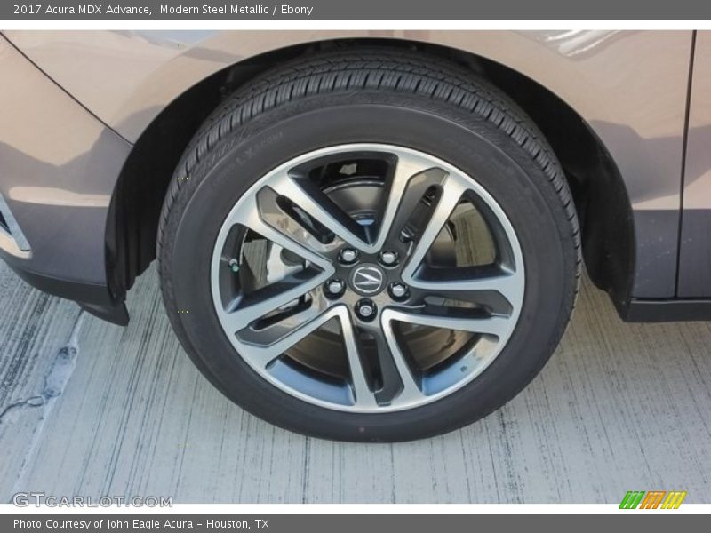 Modern Steel Metallic / Ebony 2017 Acura MDX Advance