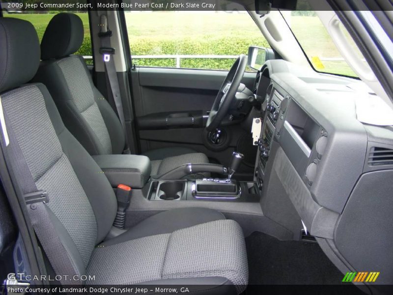 Modern Blue Pearl Coat / Dark Slate Gray 2009 Jeep Commander Sport