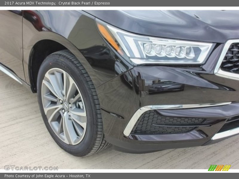Crystal Black Pearl / Espresso 2017 Acura MDX Technology