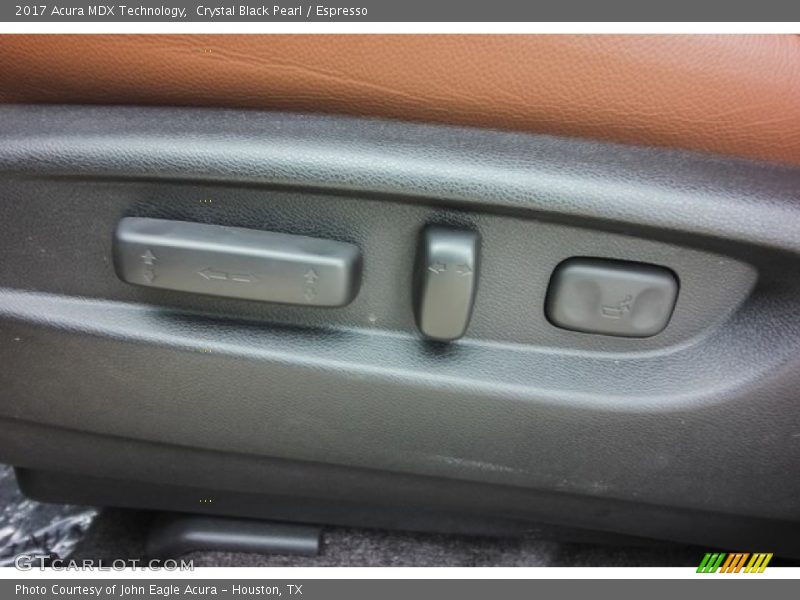 Crystal Black Pearl / Espresso 2017 Acura MDX Technology