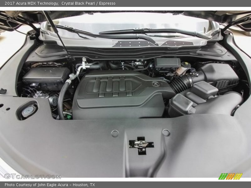 Crystal Black Pearl / Espresso 2017 Acura MDX Technology