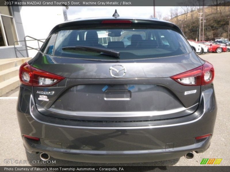 Machine Gray Metallic / Black 2017 Mazda MAZDA3 Grand Touring 5 Door