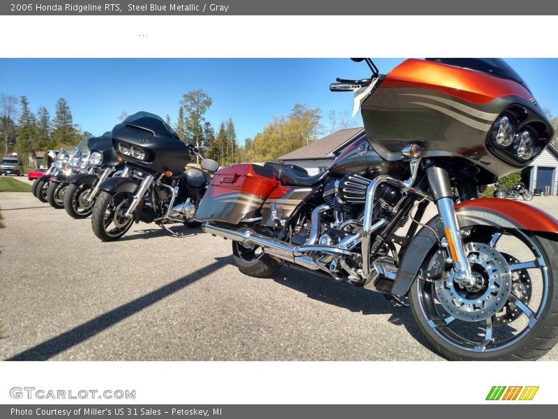 Steel Blue Metallic / Gray 2006 Honda Ridgeline RTS