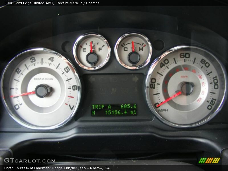 Redfire Metallic / Charcoal 2008 Ford Edge Limited AWD