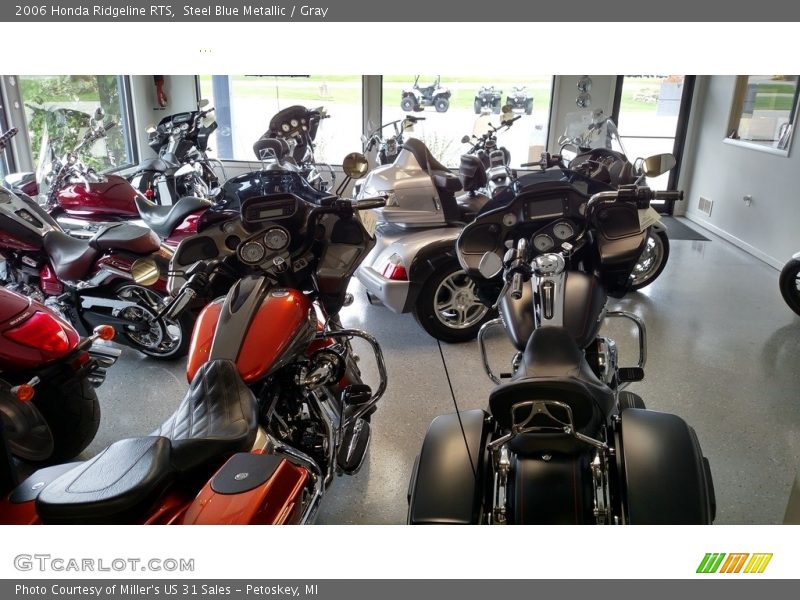 Steel Blue Metallic / Gray 2006 Honda Ridgeline RTS