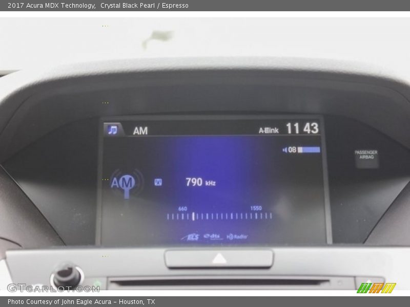 Crystal Black Pearl / Espresso 2017 Acura MDX Technology