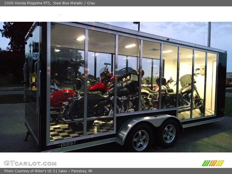 Steel Blue Metallic / Gray 2006 Honda Ridgeline RTS