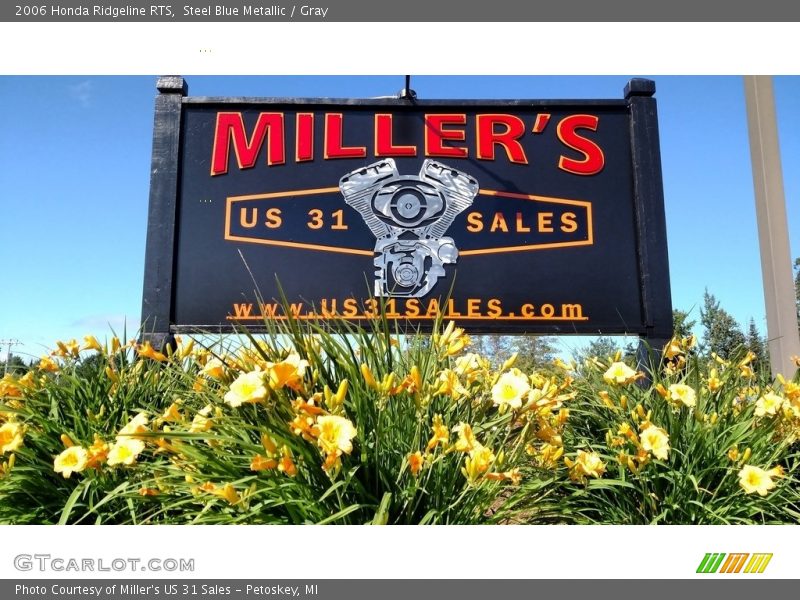 Steel Blue Metallic / Gray 2006 Honda Ridgeline RTS