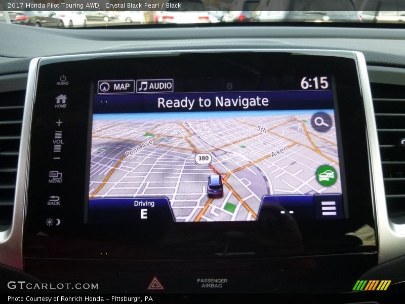 Crystal Black Pearl / Black 2017 Honda Pilot Touring AWD