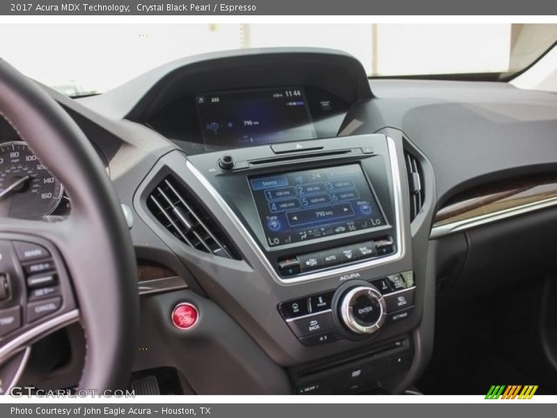Crystal Black Pearl / Espresso 2017 Acura MDX Technology