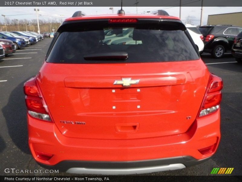 Red Hot / Jet Black 2017 Chevrolet Trax LT AWD