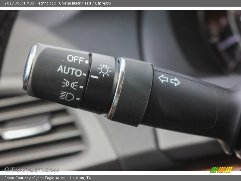 Crystal Black Pearl / Espresso 2017 Acura MDX Technology