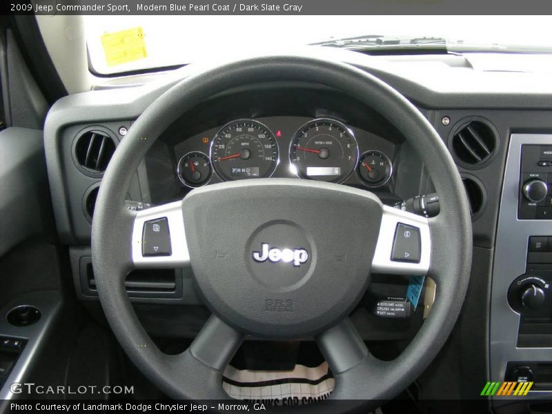 Modern Blue Pearl Coat / Dark Slate Gray 2009 Jeep Commander Sport