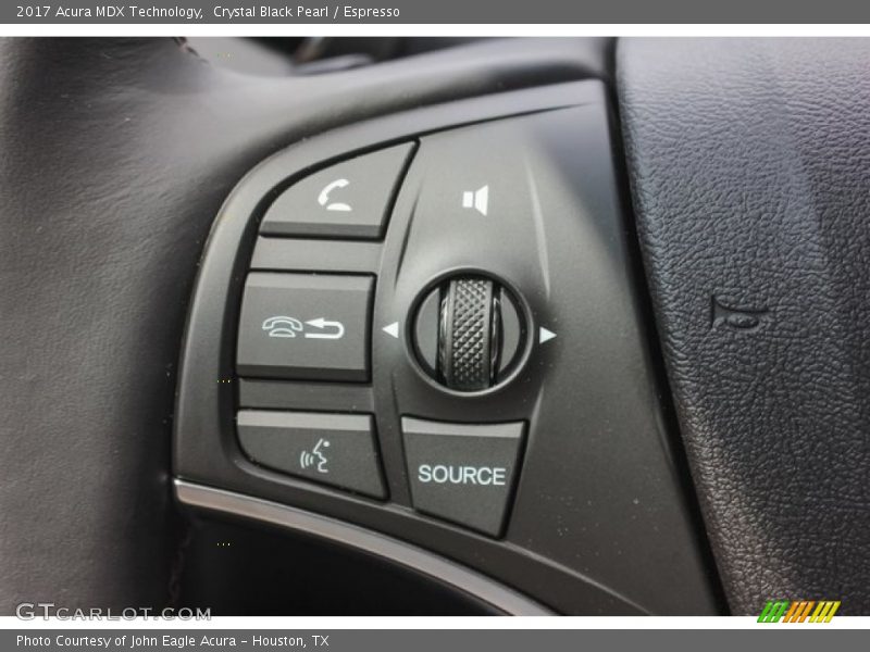 Crystal Black Pearl / Espresso 2017 Acura MDX Technology