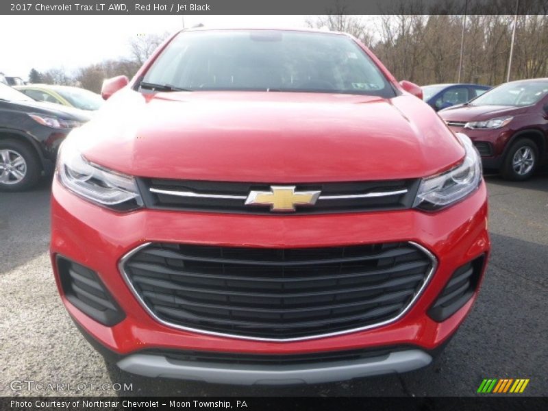 Red Hot / Jet Black 2017 Chevrolet Trax LT AWD