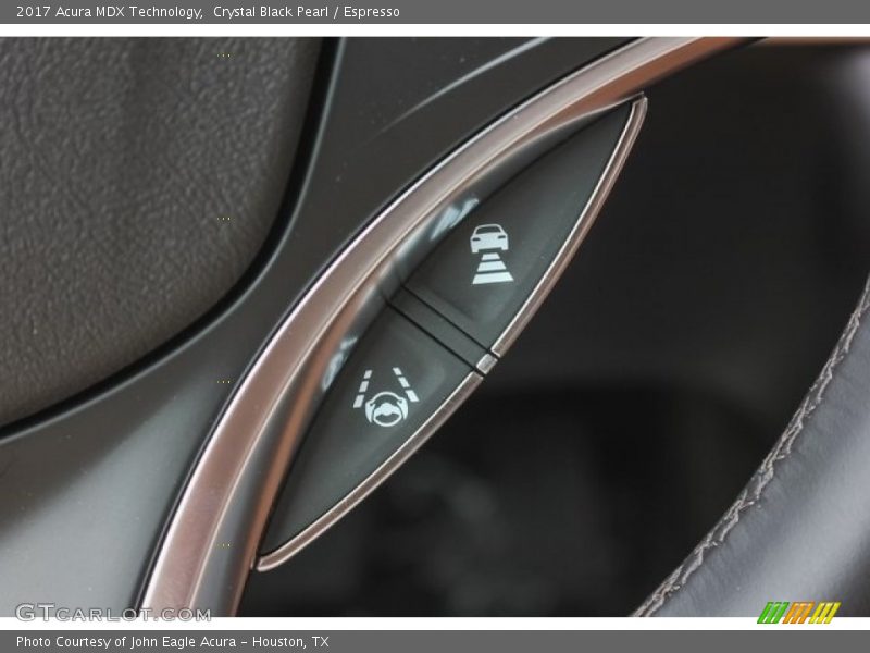 Crystal Black Pearl / Espresso 2017 Acura MDX Technology